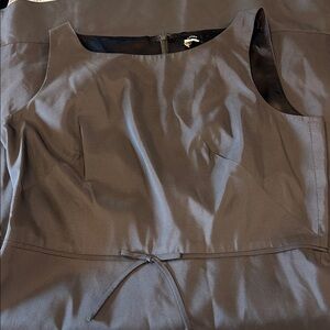 J Crew Chocolate Brown Silk Dress NWT
